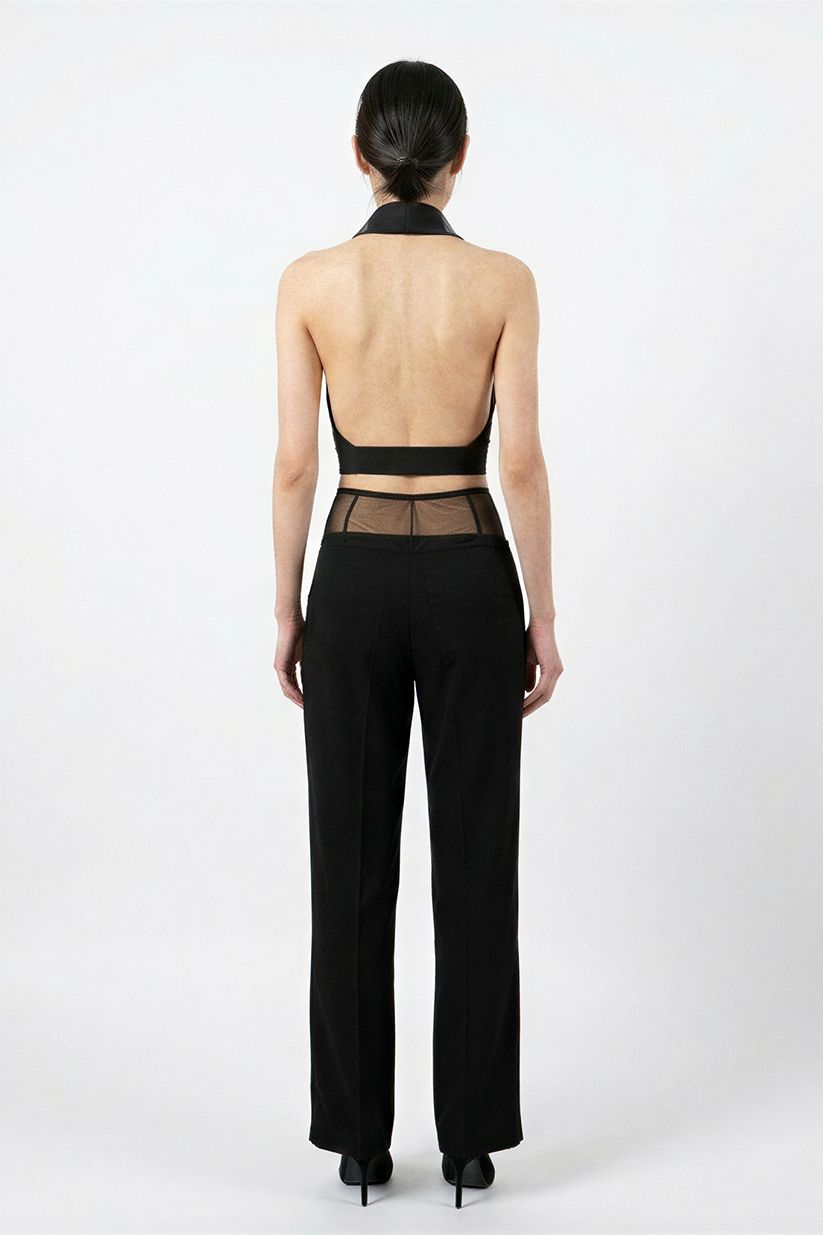 ARION, wide pleat trousers