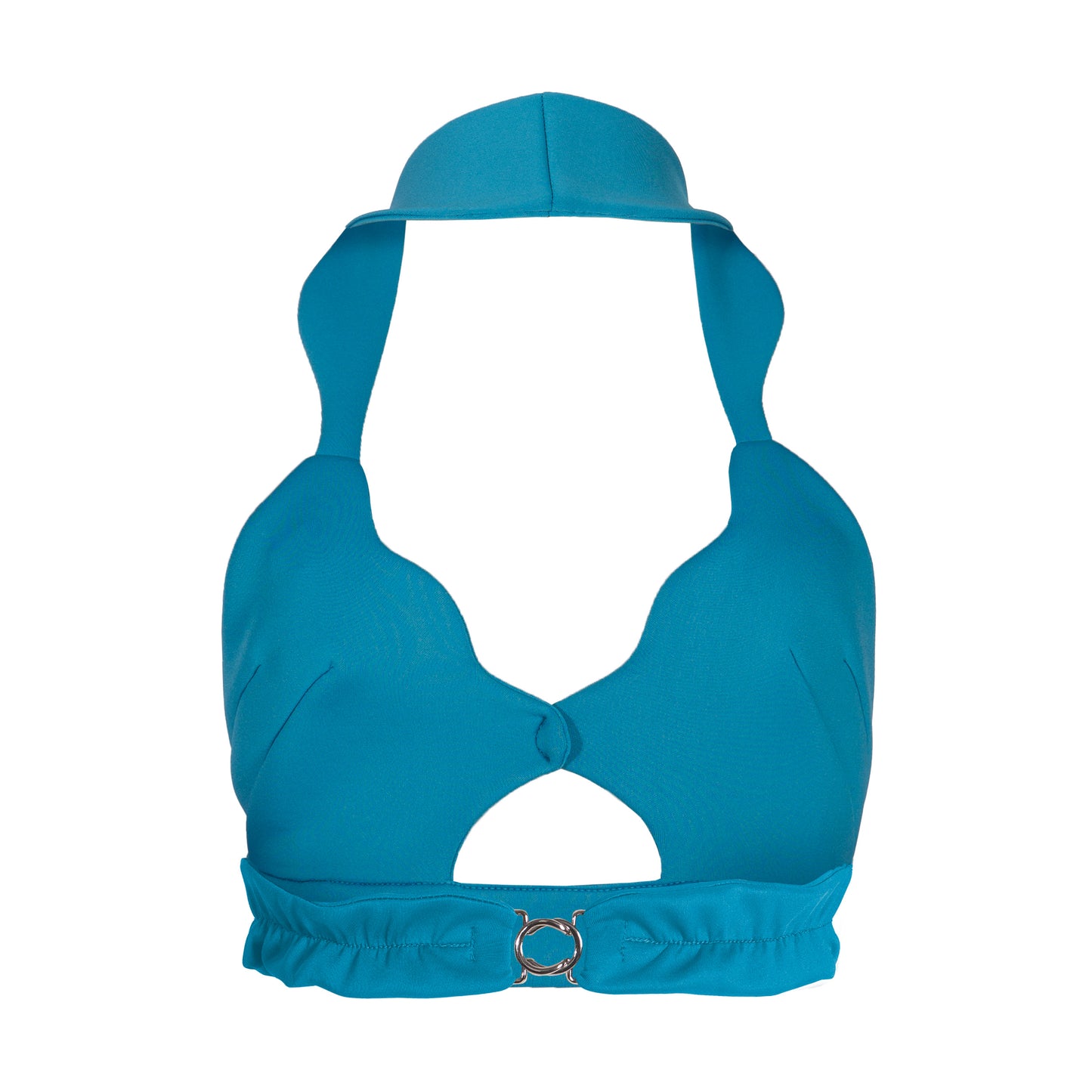 ARTA, brassière turquoise avec broderie