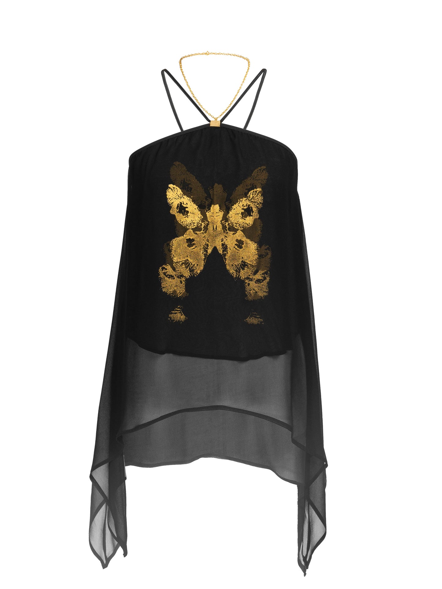 AUTOMNE, gold printed top
