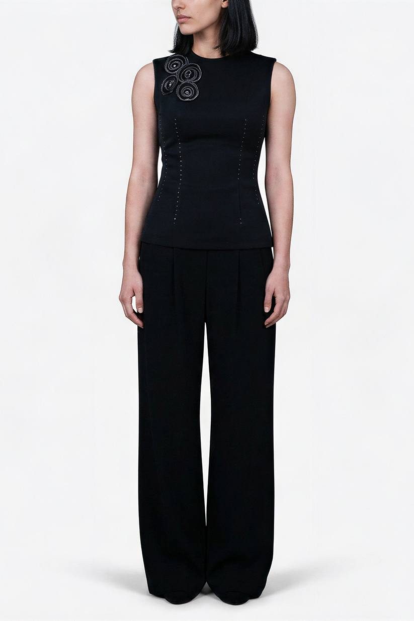 A BLACK DAHLIA sleeveless top
