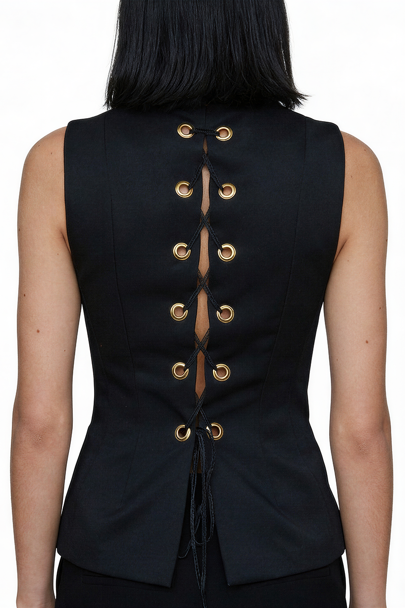 A BLACK DAHLIA sleeveless top